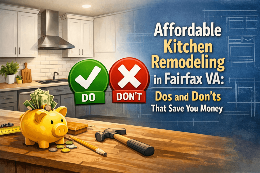 Affordable Kitchen Remodeling in Fairfa VA Dos and Don&rsquo;ts