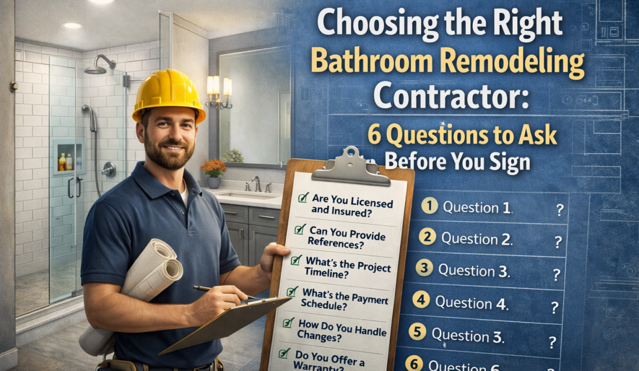 Choosing the Right Bathroom Remodeling Contractor