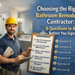 Choosing the Right Bathroom Remodeling Contractor
